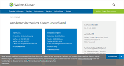 Desktop Screenshot of meinkonto.wolterskluwer.de